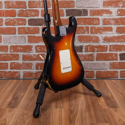 Fender Custom Shop Limited Edition NAMM D-MAG Stratocaster 3-Color Sunburst Relic 2017 w/OHSC image 6