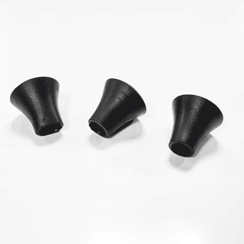 Replacement Floor Tom Drum Leg Rubber Feet X3 Pack image 1
