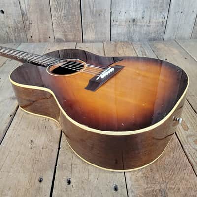 Gibson  LG-1 1965 with Transitional 1 5/8" Nut & Replaced Bridge Original Case - Natural image 11