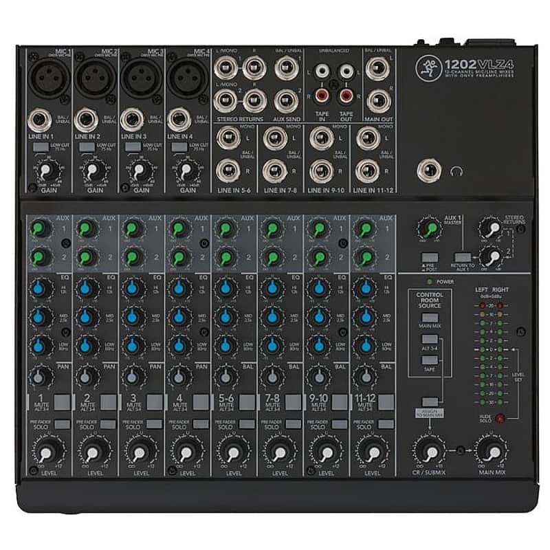 Mackie 1202VLZ4 12-Channel Compact Analogue Studio Mixer image 1