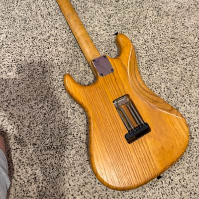Warmoth Boogie Electric Guitar 7/8ths body Gibson Seymour Duncan 1990s - Natural image 13