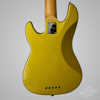 Sire Marcus Miller P5: 4-String Bass Guitar, Maple Fingerboard, Metallic Gold image 2