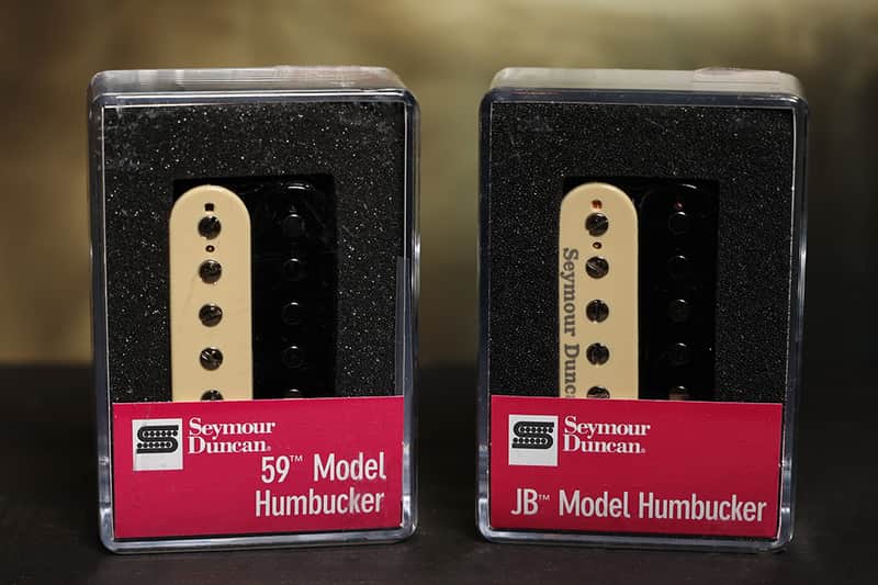 Seymour Duncan SH-4 JB Bridge & SH-1n 59 Neck ZEBRA Humbucker Pickup Set image 1