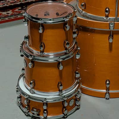 Mapex Meridian Maple 6pc Drum Set Complete with Hardware - Gloss Lacquer Natural image 11