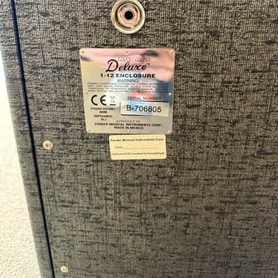 Fender GB Hot Rod Deluxe 112 Enclosure George Benson Signature 100-Watt 1x12" Guitar Speaker Cabinet 2013 - Present - Gray image 4