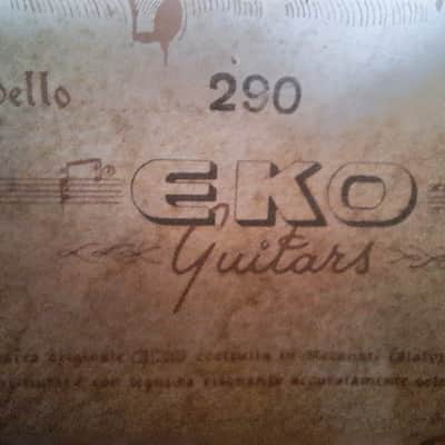 Very Rare Vintage Eko Barracuda Thinline Model 290 Made In Bella Italia image 3