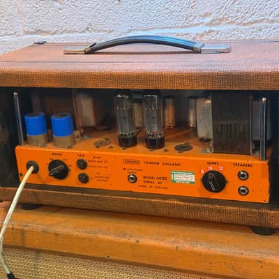 1974 Orange OR120 amplifier head with matching Orange 4x12 cabinet. image 4