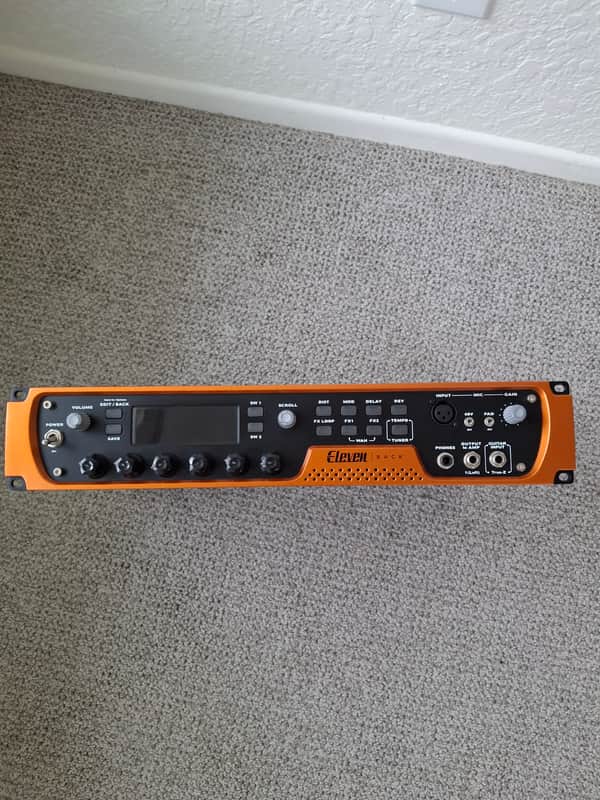 Digidesign Eleven Rack Guitar Multi-Effects Processor and Pro Tools Interface  - Orange image 1