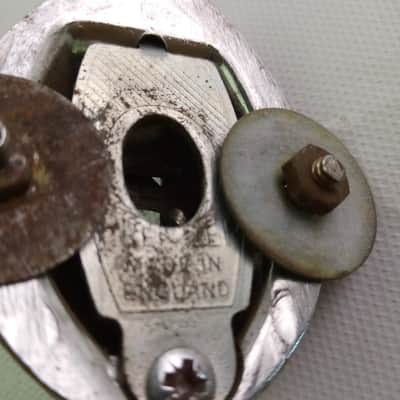 Premier Bass Drum Elite Spur Mounts Spring-Loaded Push-Lever Chrome Vintage 60s image 4