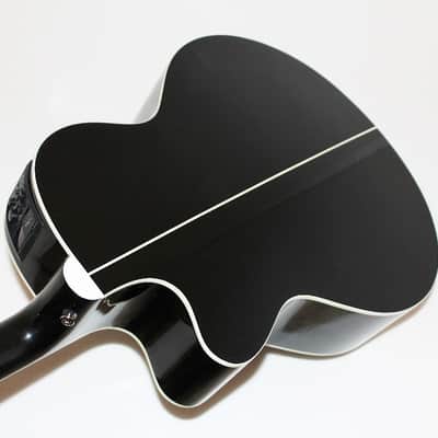 Takamine EG523SCB Black Jumbo Acoustic-Electric Guitar image 5