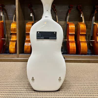 Accord 'Ultralight Series' 4/4 High Gloss White Cello Case w/ Fiedler Backpack System image 4