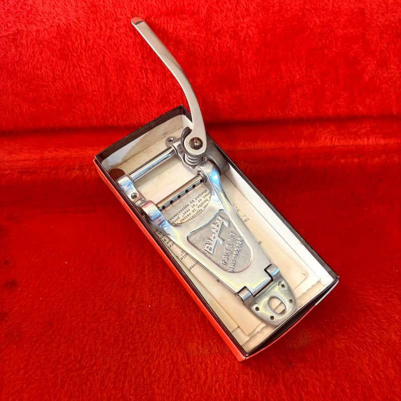 Bigsby B7 Vibrato guitar tailpiece c 1960’s - Aluminum original vintage USA Gibson Les paul custom image 1