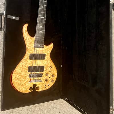 Alembic MKLB5 Mark King Signature Deluxe 5 String Bass Maple Trifecta 2013 w/OHSC image 11