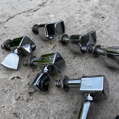 ✯MINT✯FULL SET✯ Rare CHROME✯GIBSON Tronical ROBOT TUNERS ✯+ BATTERY✯Les Paul*SG image 3