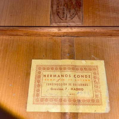 Hermanos Conde 1975 Faustino Conde Flamenco Guitar – A Legendary Flamenca Blanca from the Golden Era + Video! image 17