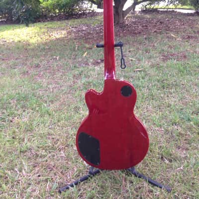 DeArmond M72 Bluesbird  2000-ish Cherry Flame Top Les Paul w/ Gold Tone Pups image 9