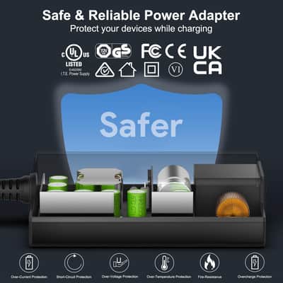 19V 3.42A AC Adapter Charger for Akai Force, MPC X, MPC One, MPC Live II, MPC Touch Standalone Music Production Center MPC Live II 2 Retro, MPC One Retro Akai Power Adapter Supply Cord image 2