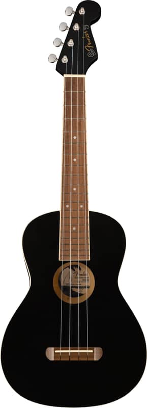 Fender Avalon Tenor Ukulele Black image 1