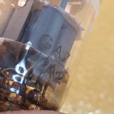 Amperex 1% Tight-Matched Pair (2) 6DJ8 tNOS AT1000 TESTED Vacuum Tubes Heerlen Large Halo Getter GA3 GA4 GA6 GA7 Bugle Boy T3 ECC88 dual triode 1959-1962 image 16