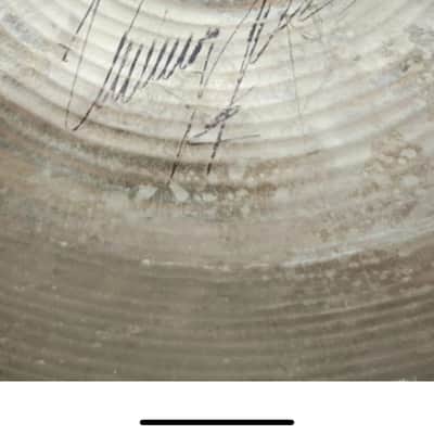 ⚡Signed Vintage Sabian HH 20" Heavy Ride Cymbal2894gr⚡ image 6