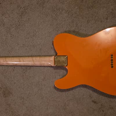 Custom Telecaster style 2014 - Gloss Hotrod Orange image 3