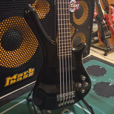 Warwick Rockbass Fortress 5 2026 - Solid Black High Polish Bass