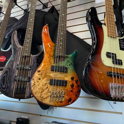 Ibanez SR1605DW-ASK Premium Soundgear Electric Bass Guitar Autumn Sunset Sky Gloss image 4
