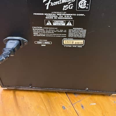 Fender Frontman 15G Series II 2-Channel 15-Watt 1x8" Guitar Practice Amp 2002 - 2010 - Black image 2