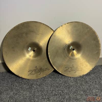 Zildjian Avedis 14” Rock Hihat Cymbals (Hollow logo) image 7
