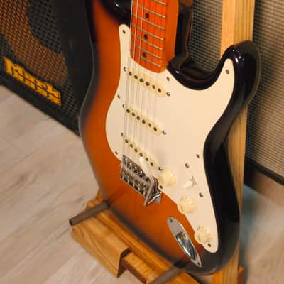 Fender American Vintage '57 Stratocaster 1982 2 Color Sunburst Refin image 8