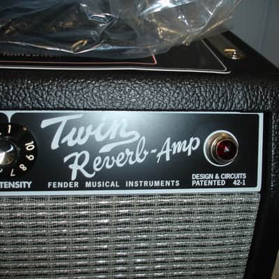 2023 Fender '65 Twin Reverb Reissue Guitar Combo Amp w/ Cover & Footswitch image 9
