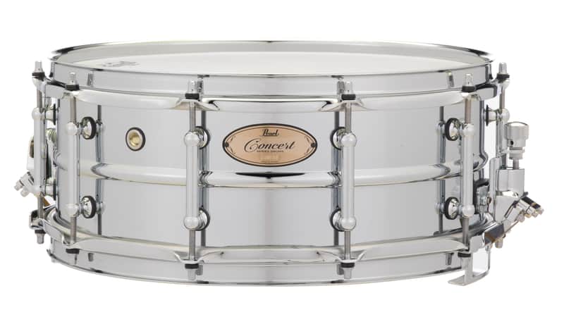 Pearl 14" X5.5" CONCERT STEEL SNARE image 1