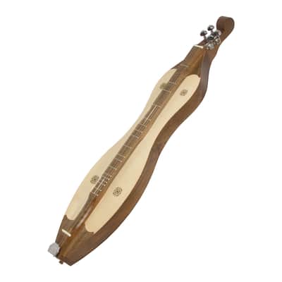 Roosebeck Grace Mountain Dulcimer 4 String Vaulted Fretboard Spruce Knotwork Walnut image 1