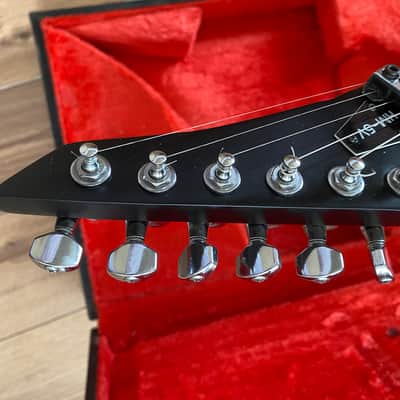 Washburn HM-5V Guitar.  1985 - Black Bloodburst. Extremely Rare Vintage Made in Japan image 7