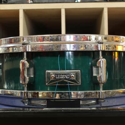 1990s Legend 4.5x13 Snare Drum in Green Lacquer image 2