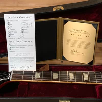 Gibson Custom Shop 2010 50th Anniversary 1960 Les Paul Standard Reissue V2 Gold Book Electric Guitar USED - Cherry Sunburst image 8