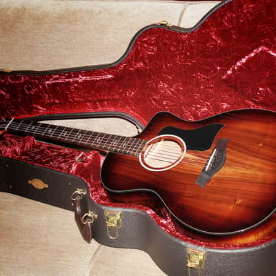 Taylor 224ce-K DLX Koa Acoustic-Electric Guitar | Grand Auditorium Cutaway w/ ES2 Pickup image 25
