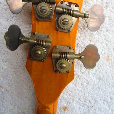 Mosrite The Ventures Bass Guitar, 1964, Candy Apple Red, Case image 18