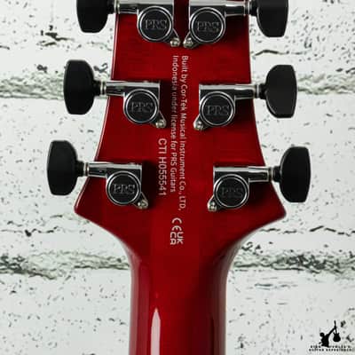 PRS SE Custom 24 Floyd Charcoal Cherry Burst w/ Bag (#5541) image 7