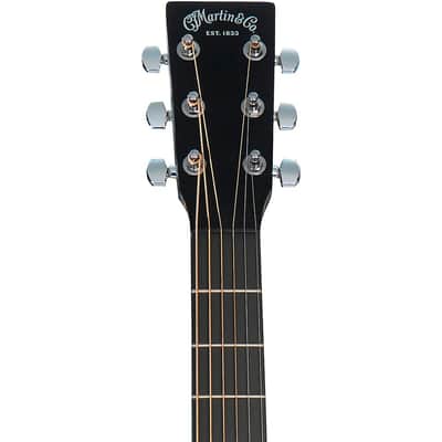 Martin Special DC-X1E Black HPL Dreadnought Acoustic-Electric Guitar Regular Black image 5