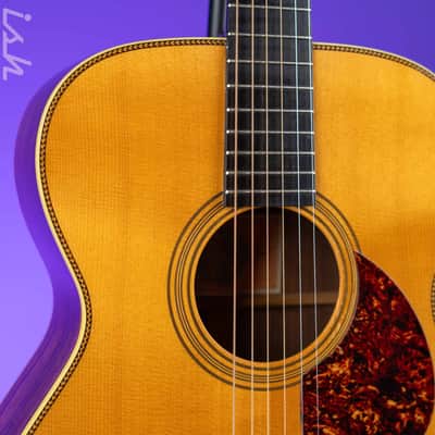 1986 Franklin Guitar Co. OM-28 Acoustic Guitar Natural image 3