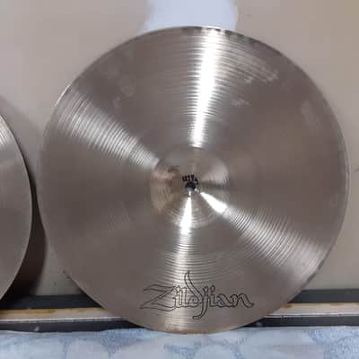 A. Zildjian 14" Canadian Hollow Logo New Beat Hi-Hat Cymbals (Pair) 1970s image 16