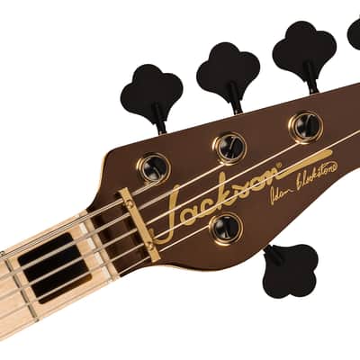 Jackson Adam Blackstone "Gladys" Jackson Pro Series Sig Concert Bass Maple FB Black Stone with Bag image 5