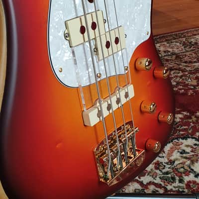 Mayones Hadrien Feraud Signature Jabba HF PJ 4 + 2-Tone Sunburst + NEW + S.# JAB2008668 + Weight: 4,09 kg image 5