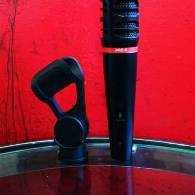 Vintage 1980's Audio-Technica Pro 6 / ATM63 dynamic cardioid microphone Low Z w mic clip # 5 image 12