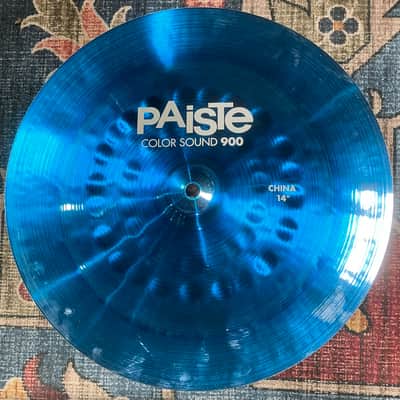 Paiste 14 Inches Color Sound 900 Blue China Cymbal *OPEN BOX* image 2