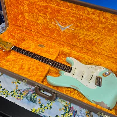 Fender Stratocaster Custom Shop 59 Surf Green Heavy Relic 2021 image 1