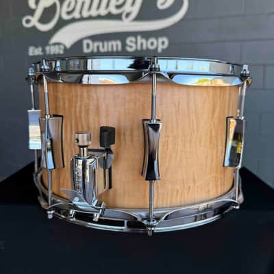 ~RARE!~ Pork Pie USA Custom 7x12 Curly Maple/Copper Hybrid Snare Drum (Rm 4) image 3