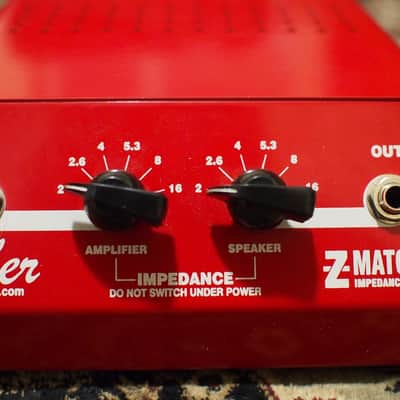 Weber Z-MATCHER-100 100W IMPEDANCE MATCHER Red image 1
