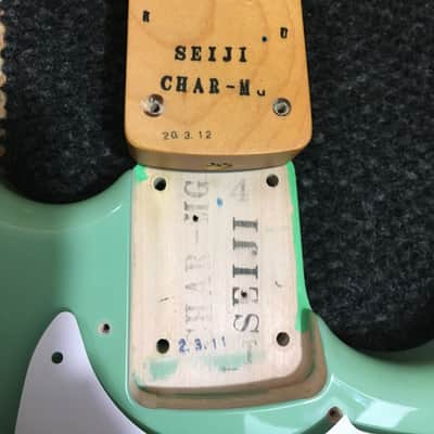 2020 Fender Char Artist Series Mustang Limited Edition Seafoam Green Made in Japan image 19